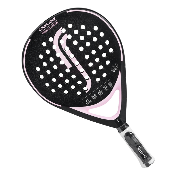Raquete de Padel Robin Soderling Cobra Apex Women's Edition Preta e Rosa