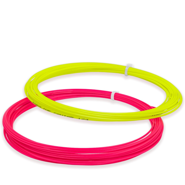 Corda Toroline K-Pop Hybrid Wasabi 17 1.23mm Rosa X Caviar 16l 1.24mm Amarelo Neon - Set Individual