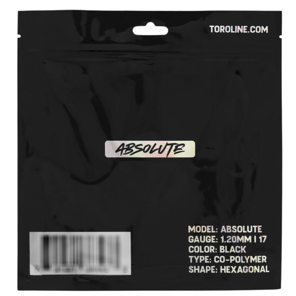 Corda Toroline Absolute 17L 1.20mm Preto - Set Individual