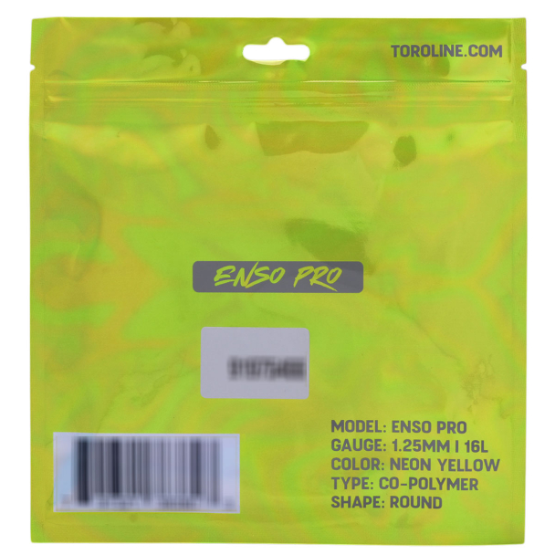 Corda Toroline Enso Pro 16L 1.25mm Amarelo Neon - Set Individual