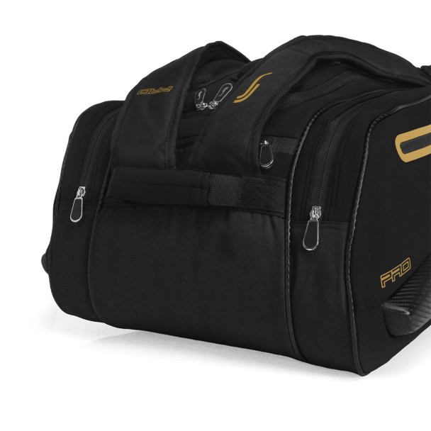 Raqueteira RS Padel e Beach Pro Bag Preta e Dourada