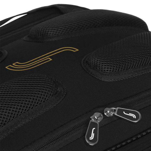 Raqueteira RS Padel e Beach Pro Bag Preta e Dourada