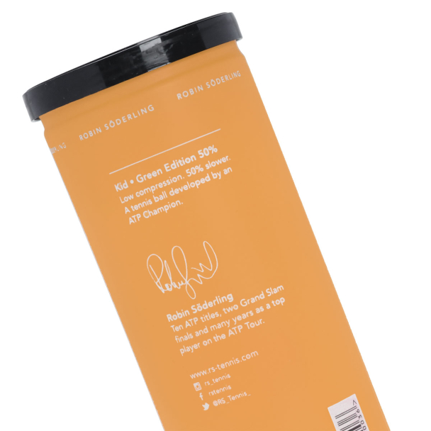 Bola de Tênis Robin Soderling Orange Edition Beach Pack com 03 Tubos