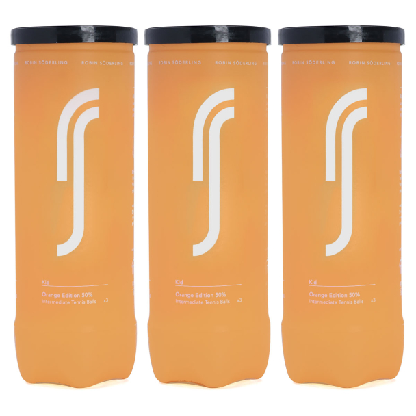 Bola de Tênis Robin Soderling Orange Edition Beach Pack com 03 Tubos
