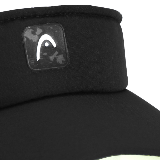 Viseira Head Unis Preto e Limão