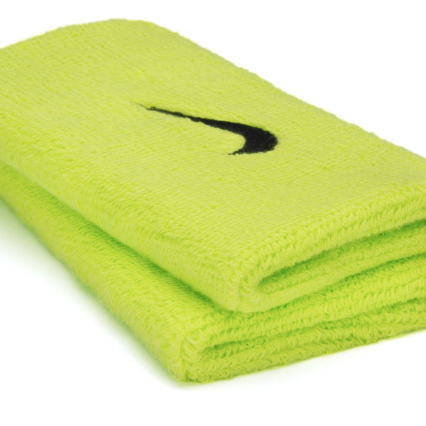 Munhequeira Nike Longa Swoosh Verde com 02 Unidades