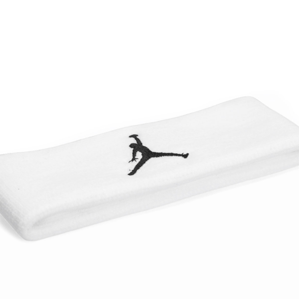 Testeira Nike Headband Jordan Branca e Preta