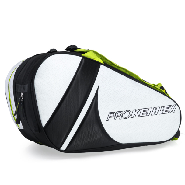 Raqueteira Prokennex Cool Padel e Beach Branca Amarela e Preta