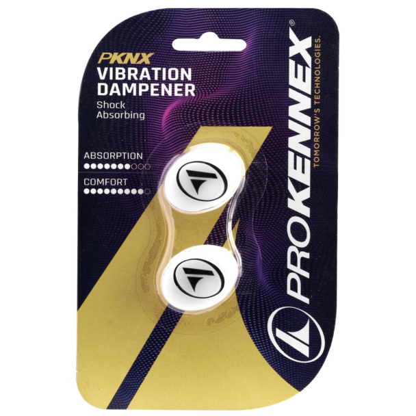 Antivibrador Prokennex Vibra Stop Branco e Preto - 2 Unidades