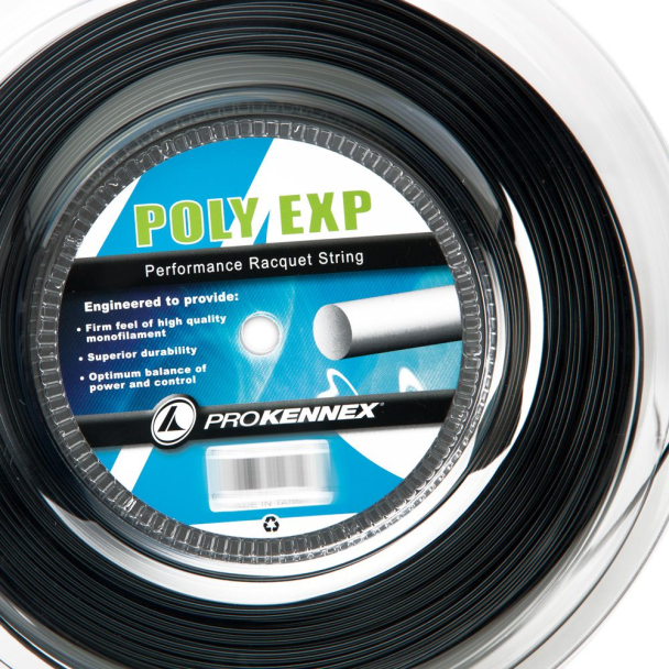 Corda Prokennex Poly Exp 16L 1.25mm Preta Rolo com 200 metros