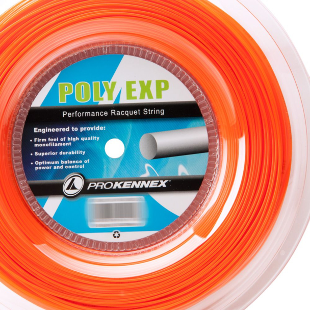 Corda Prokennex Poly Exp 16L 1.30mm Laranja Rolo com 200 metros
