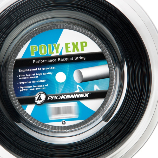 Corda Prokennex Poly Exp 16L 1.30mm Preta Rolo com 200 metros