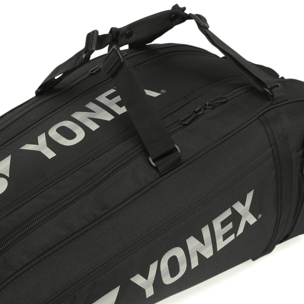 Raqueteira Yonex Gearlogic X9 Preta 2026 - ProSpin.com.br
