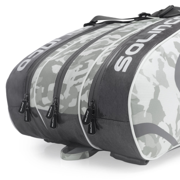Raqueteira Solinco X15 Camo Cinza e Branca