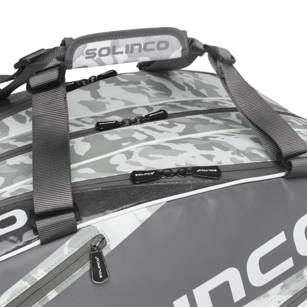 Raqueteira Solinco X15 Camo Cinza e Branca