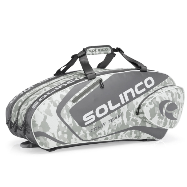 Raqueteira Solinco X15 Camo Cinza e Branca