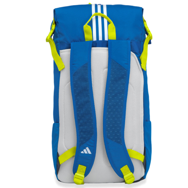 Mochila Adidas Multigame 3.3 Azul Cinza e Limão - ProSpin.com.br