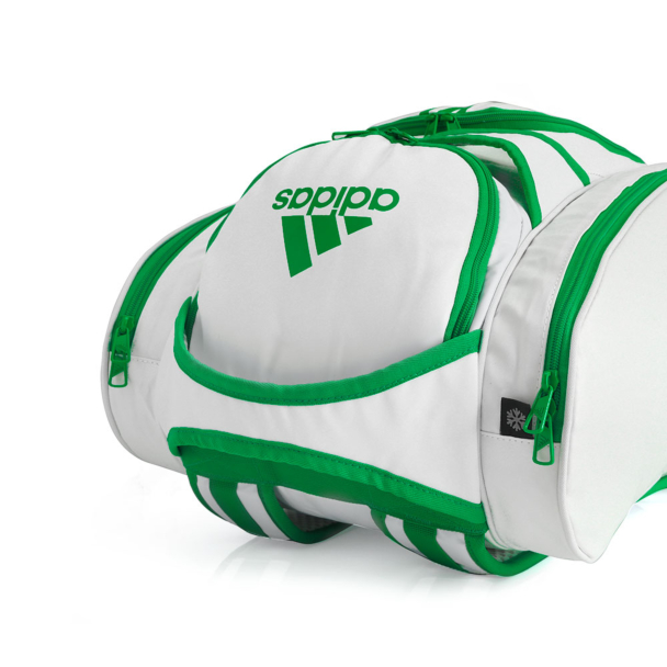 Raqueteira Adidas Multigame Para Padel e Beach Branca e Verde