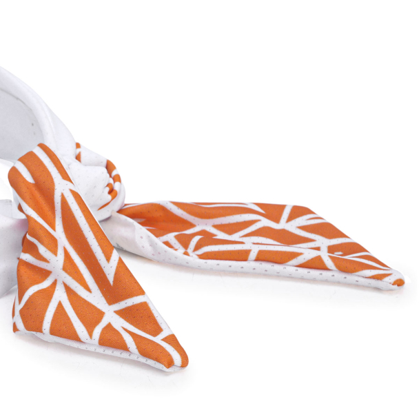 Faixa Shark Cappe Branca e Laranja