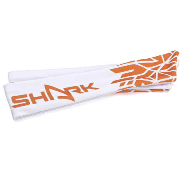 Faixa Shark Cappe Branca e Laranja