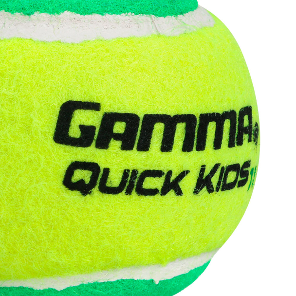 Bola de Tênis Gamma Quick Kids Stage 1 Pack com 6 Bolas