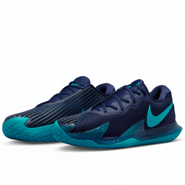 Tênis Nike Zoom Vapor Cage 4 Rafa - Quadra Rápida - Marinho e Azul