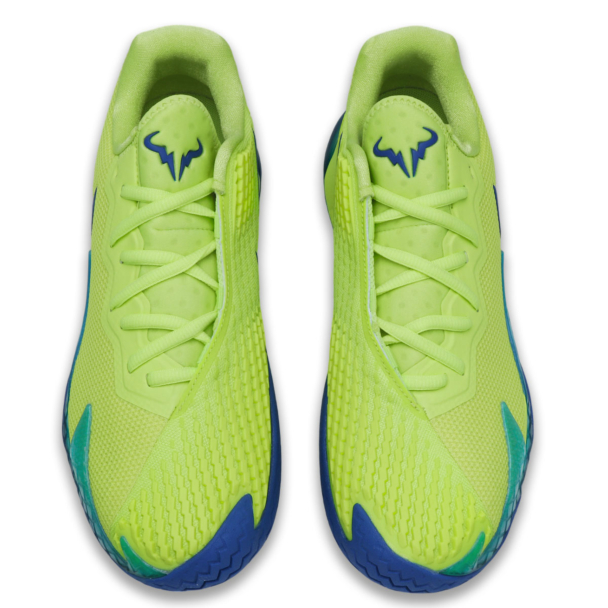Tênis Nike Zoom Vapor Cage 4 Rafa - Quadra Rápida - Limão e Azul