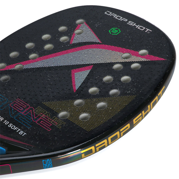 Raquete de Beach Tennis Drop Shot Conqueror 10.0 Soft - ProSpin.com.br