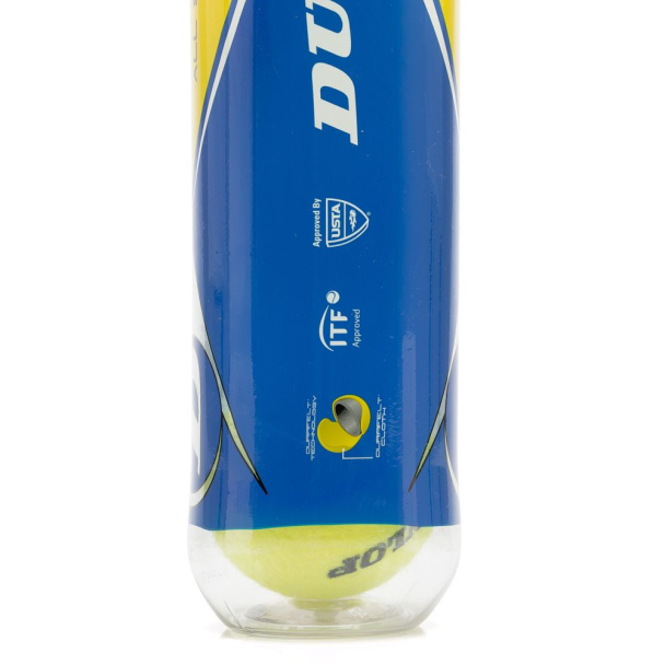 Bola de Tênis Dunlop Championship All Surface Pack com 4 Tubos - Tubo com 4 Bolas