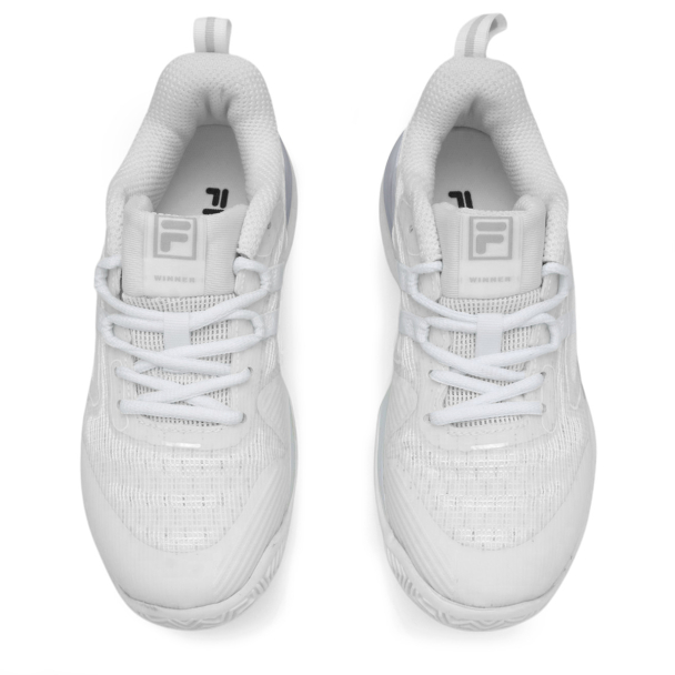 Tênis Fila Winner - Clay - Saibro - Branco e Cinza - ProSpin.com.br