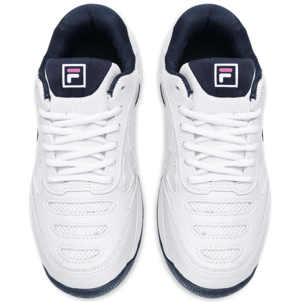 Tênis Fila Lugano 7.0 - All Court - Branco Marinho e Vermelho