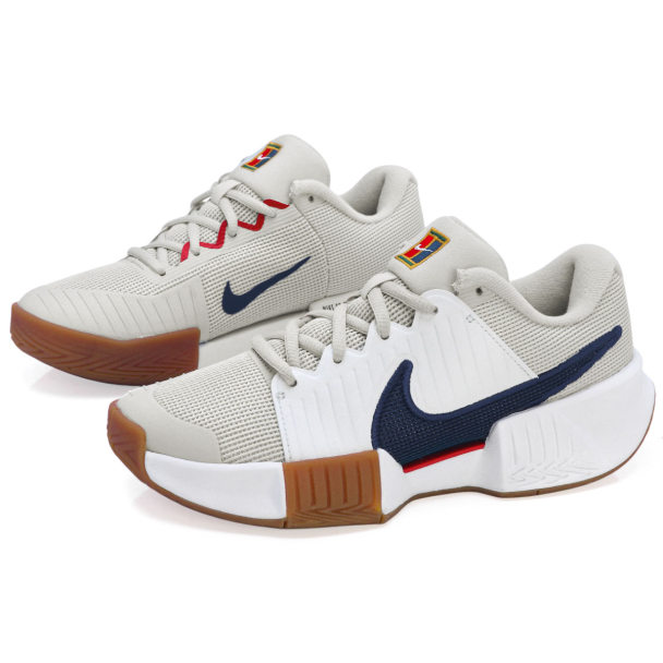 Tênis Nike Zoom GP Challenge Pro Quadra Rápida - Bege e Marinho