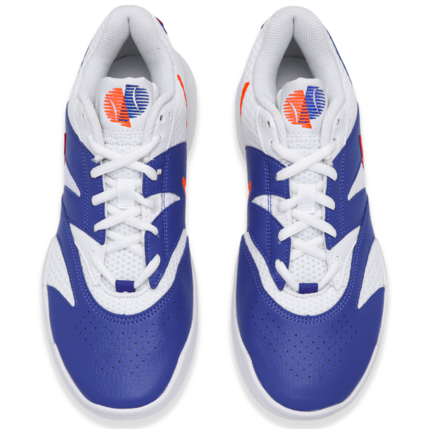 Tênis Nike Court Lite 4 - All Court - Branco Azul e Laranja