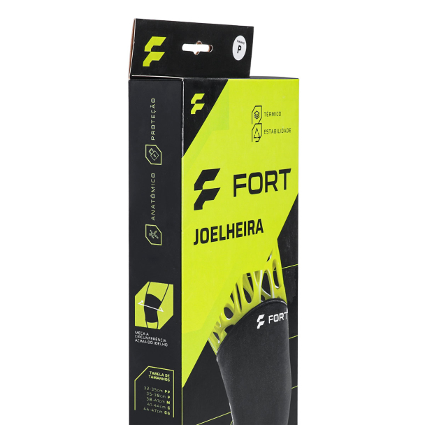 Joelheira Fort Neoprene Preta