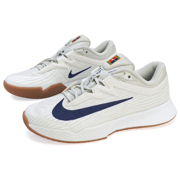 Tênis Nike Zoom Vapor Pro 3 - Quadra Rápida - Branco e Marinho