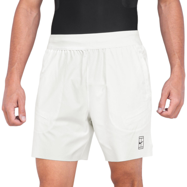 Shorts Nike Court DF Advantage 6in Branco - ProSpin.com.br
