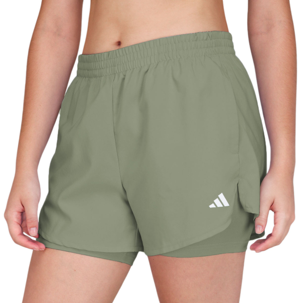 Shorts Adidas Training Minimal 2In1 Verde Acinzentado - ProSpin.com.br