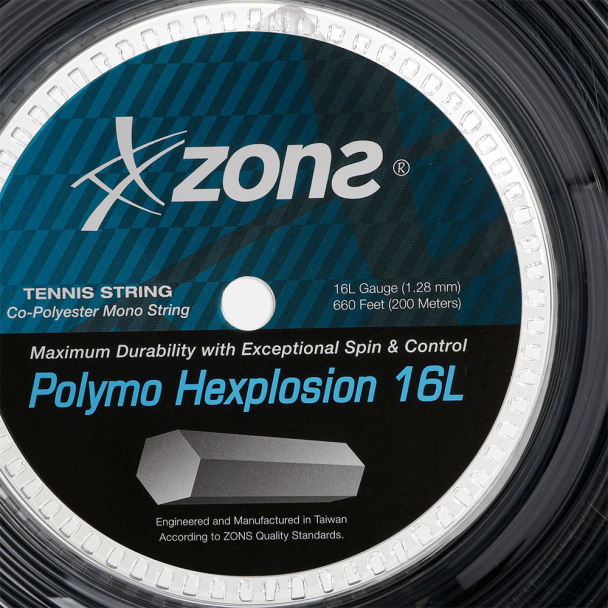 コロロ Corda Zons Hexplosion 16L 1.28mm Preta - Rolo com 200 Metros