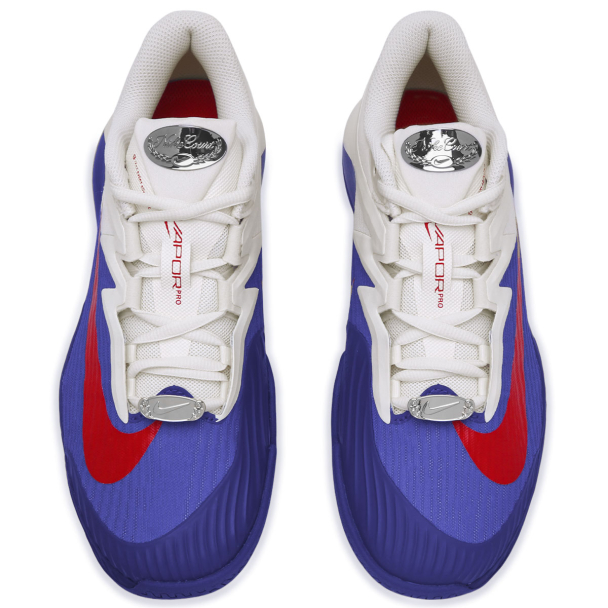 シューズ(男性用) NIKE COURT AIR ZOOM VAPOR AJ3 Tênis Nike Zoom Vapor Pro 3 - Quadra Rápida - Azul Branco e