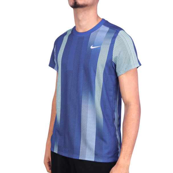 Camiseta Nike Court Dry Victory Printed Tee Azul