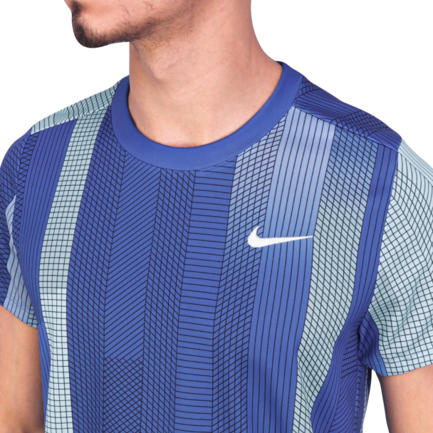 Camiseta Nike Court Dry Victory Printed Tee Azul