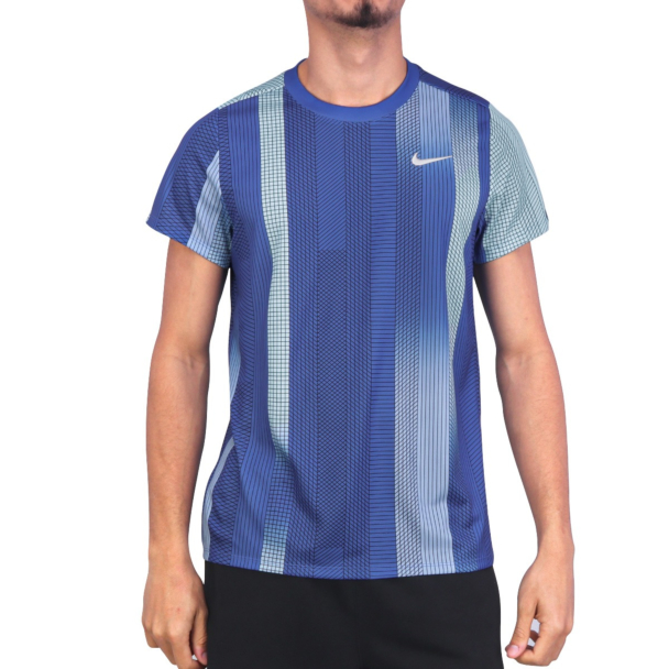 Camiseta Nike Court Dry Victory Printed Tee Azul