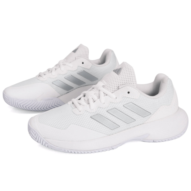 Tênis Adidas Game Court 2 - All Court - Branco e Cinza