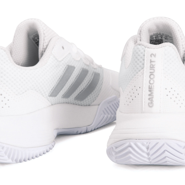 Tênis Adidas Game Court 2 - All Court - Branco e Cinza