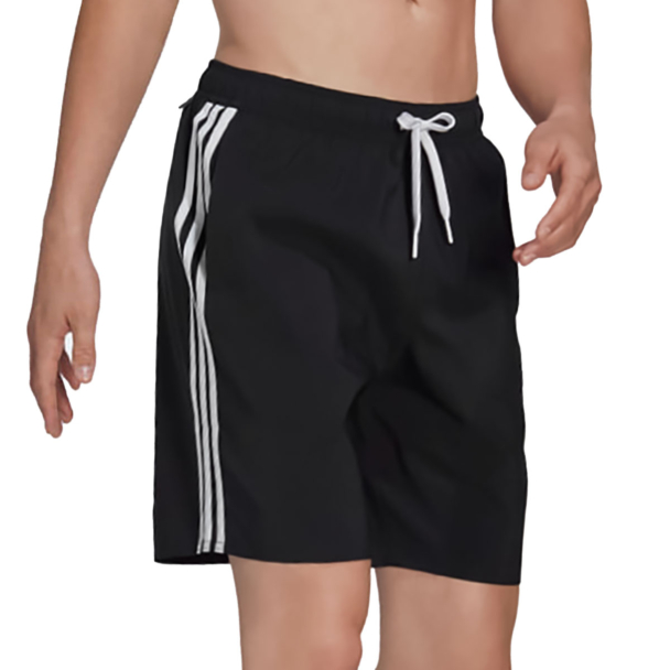 Shorts Adidas Aquático 3S CLX Preto e Branco