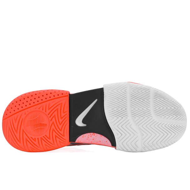 Tênis Nike Court Lite 4 Premium - Quadra Rápida - Branco Cinza e Salmão