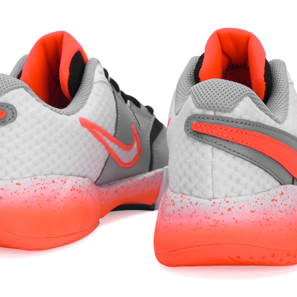 Tênis Nike Court Lite 4 Premium - Quadra Rápida - Branco Cinza e Salmão