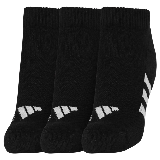 Meia Adidas Performance 41 ao 43 - Pack com 3 Pares Preta