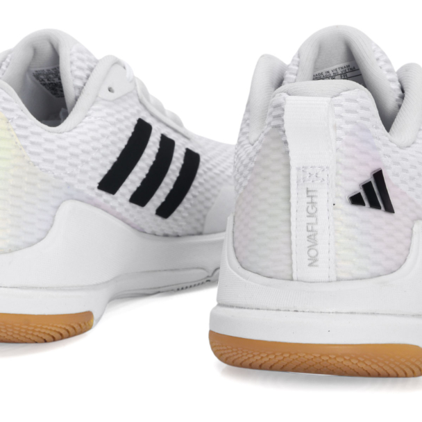 Tênis Adidas Novaflight 2 Indoor Branco e Preto