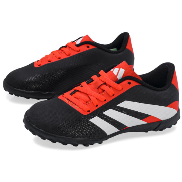 Chuteira Adidas Society Predator Artilheira 24.5 Preto e Vermelho